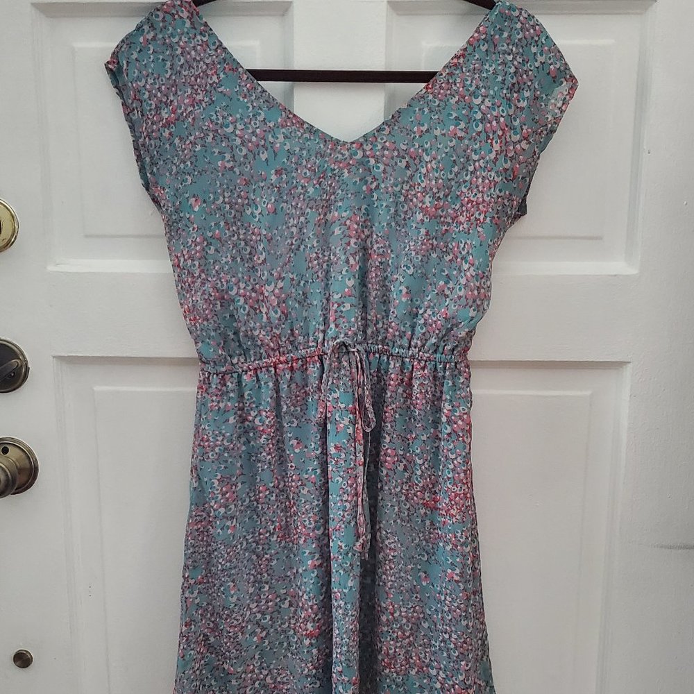 Floral Mini Dress - M